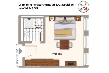 Ferienapartments am Krusespeicher Ferienapartments am Krusespeicher 3-29 Wismar - 