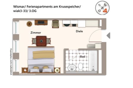 Ferienapartments am Krusespeicher Ferienapartments am Krusespeicher 3-33 Wismar - 