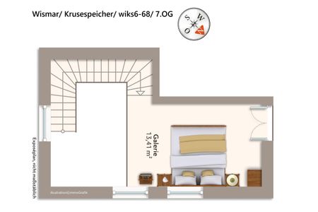 Krusespeicher Krusespeicher 6-68 Wismar - Grundriss