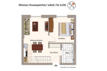 Krusespeicher Krusespeicher 6-74 Wismar - Grundriss