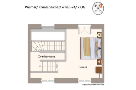 Krusespeicher Krusespeicher 6-74 Wismar - Grundriss