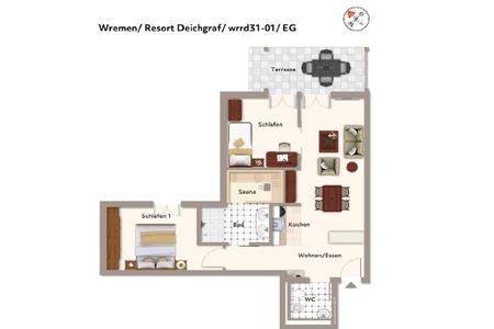 Resort Deichgraf Resort Deichgraf 31-01 Wremen - Grundriss