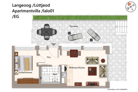 Lüttjeod Apartmentvilla Lüttjeod Apartmentvilla 01 Langeoog - Grundriss