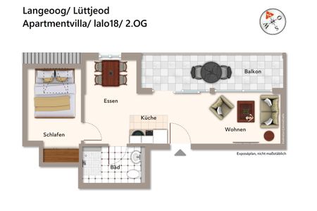 Lüttjeod Apartmentvilla Lüttjeod Apartmentvilla 18 Langeoog - Grundriss