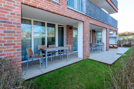Apartmentvilla Anna See Apartmentvilla Anna See 1-15 Langeoog - Dachterrasse mit Gartenmöbeln