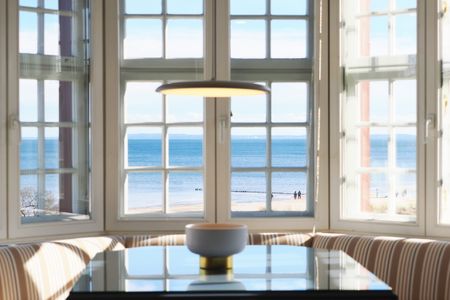 Seehof Seehof 24 Usedom - Wohn-Essbereich mit Sitzecke
