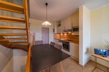 Hus Strandkieker Hus Strandkieker 04 Schillig - Wohn-Essbereich mit Küchenzeile