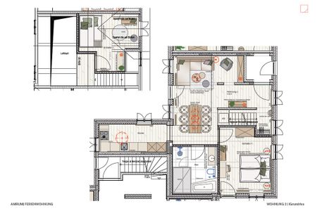  Fährmans Hüs Wohnung Luv Nebel - Grundriss