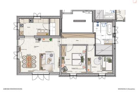  Fährmans Hüs Wohnung Achterdeck Nebel - Grundriss