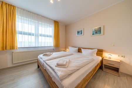 Hus Strandkieker Hus Strandkieker 01 Schillig - Schlafzimmer mit Doppelbett