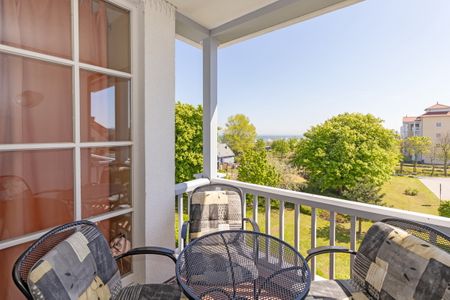 Apartmenthaus Atlantik Apartmenthaus Atlantik 318 Kühlungsborn - Überdachter Balkon mit Sitzgelegenheit