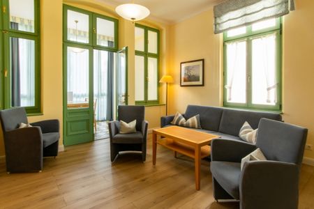 Villa am Ostseestrand Villa am Ostseestrand 208 Usedom - Wohn-Essbereich mit Couch