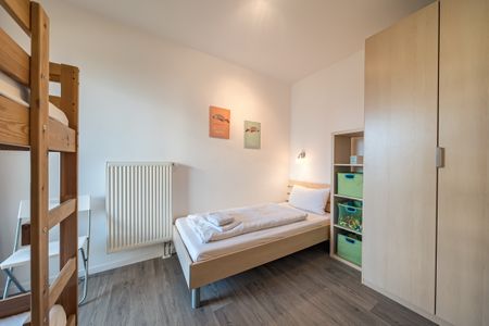 NordseeResort Friesland NordseeResort Friesland 51-1-M Schillig - Schlafzimmer mit Etagenbett und Einzelbett