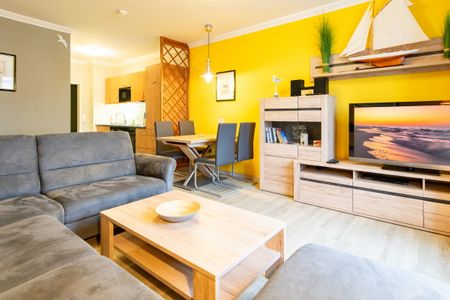 Seehof Seehof 31 Usedom - Wohn-Essbereich mit Couch