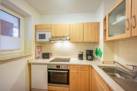 Hus Inselkieker Hus Inselkieker 107 Schillig - Küche mit Backofen