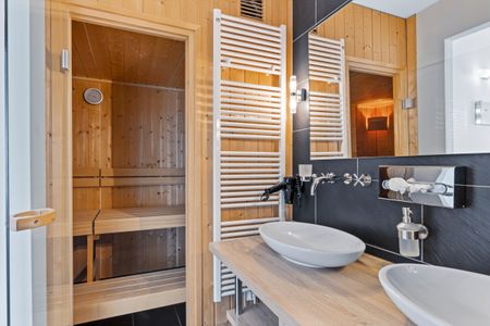 Resort Deichgraf Resort Deichgraf 27-18 Wremen - Badezimmer mit Sauna