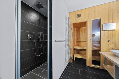 Resort Deichgraf Resort Deichgraf 31-06 Wremen - Badezimmer mit Dusche und Sauna