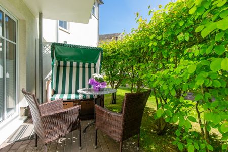 Inselstrand Inselstrand 203 Usedom - Terrasse mit Gartenmöbel