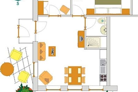  Haus Nepomuk Whg. 3 Nebel - Grundriss