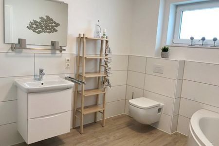 NordseeResort Friesland Ferienhäuser NordseeResort Friesland 48-6-n Schillig - Badezimmer mit Dusche