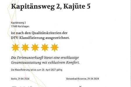 Ostseeland Ostseeland, Kajüte 5 Usedom - 