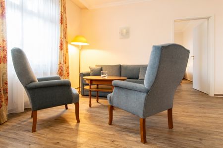 Seehof Seehof 25 Usedom - Wohn-Essbereich mit Couch