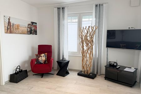  2001 - Penthouse Brigitte mit Teilmeerblick und Hund Kellenhusen - 