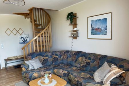 Hus Inselkieker Hus Inselkieker 217 Schillig - Wohn-Essbereich mit Couch im sihi2-17, Mellumweg 6b, Hus Inselkieker in Schillig
