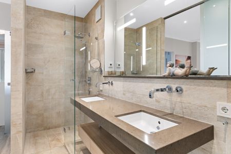 Villa Löwenstein Villa Löwenstein 14 Kühlungsborn - Badezimmer mit Dusche im kbvl14, Villa Löwenstein, Ostseeallee 27 auf Langeoog