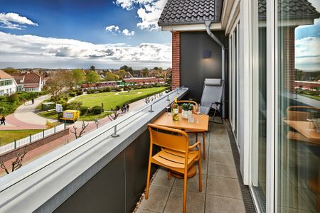 Lüttjeod Apartmentvilla Lüttjeod Apartmentvilla 18 Langeoog - Balkon mit Ausblick im lalo18, Hauptstraße 9, Lüttjeod Apartmentvilla 18 auf Langeoog