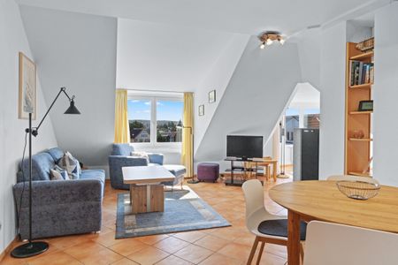Meeresblick Meeresblick 507 Kühlungsborn - Wohn-/Essbereich mit Esstisch im kbmb507, Meerblick 507, Ostseeallee 45 in Kühlungsborn