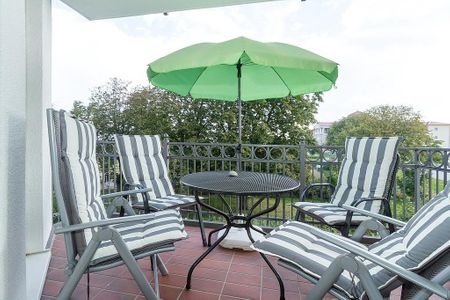 Apartmenthaus Atlantik Apartmenthaus Atlantik 214 Kühlungsborn - Balkon mit Gartenmöbeln