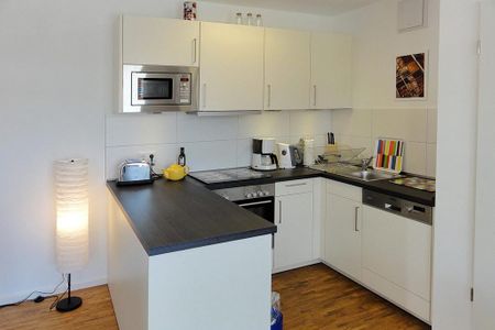 DünenResort Binz DünenResort Binz 114 Rügen - Wohn-Essbereich mit Küchenzeile