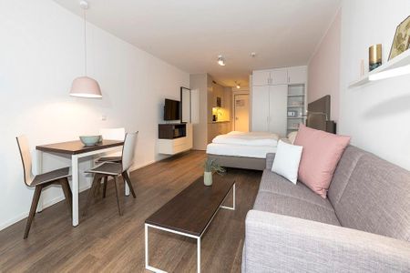 Apartmentvilla Anna See Apartmentvilla Anna See 1-07 Langeoog - Wohn-Schlafbereich mit Esstisch
