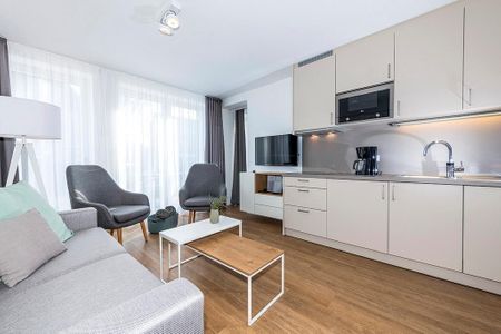 Apartmentvilla Anna See Apartmentvilla Anna See 1-17 Langeoog - Wohn-Essbereich mit Küchenzeile