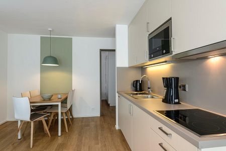 Apartmentvilla Anna See Apartmentvilla Anna See 1-10 Langeoog - Wohn-Essbereich mit Küchenzeile