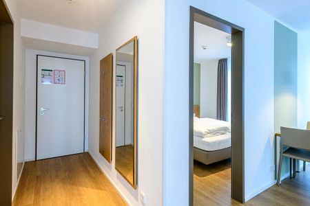 Apartmentvilla Anna See Apartmentvilla Anna See 1-11 Langeoog - Flur mit Blick ins Schlafzimmer