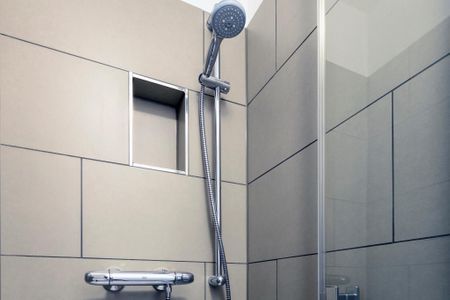 Deichhäuser Anna Küste Deichhäuser Anna Küste 1-31 Bensersiel - Badezimmer mit Dusche
