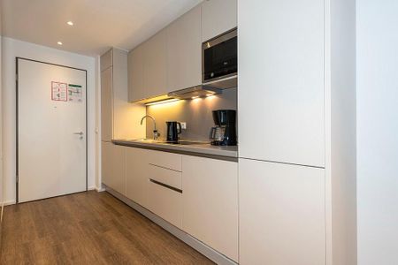 Apartmentvilla Anna See Apartmentvilla Anna See 1-12 Langeoog - Küchenzeile mit Mikrowelle