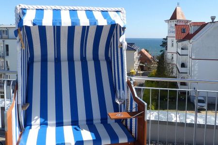 DünenResort Binz DünenResort Binz 435 Rügen - Balkon mit Strandkorb