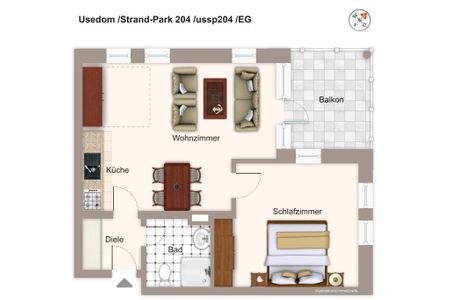 Strand-Park Strand-Park 204 Usedom - Grundriss