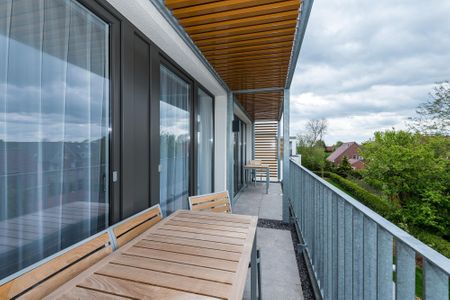 Deichhäuser Anna Küste Deichhäuser Anna Küste 7-33 Bensersiel - Balkon mit Gartenmöbeln