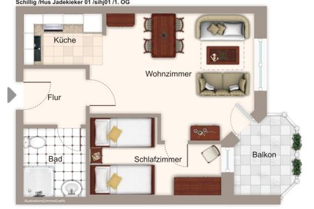 Hus Jadekieker Hus Jadekieker 01 Schillig - Grundriss