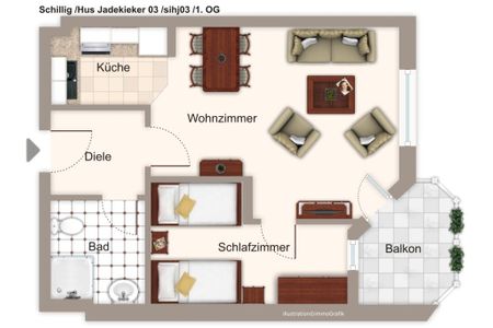 Hus Jadekieker Hus Jadekieker 03 Schillig - Grundriss