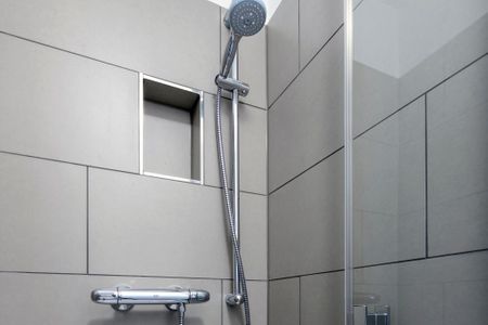 Deichhäuser Anna Küste Deichhäuser Anna Küste 1-21 Bensersiel - Badezimmer mit Dusche
