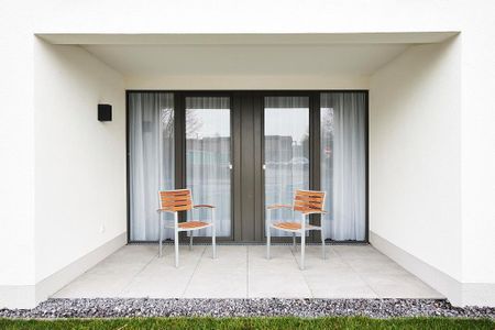 Deichhäuser Anna Küste Deichhäuser Anna Küste 2-11 Bensersiel - Terrasse mit Sitzgelegenheiten