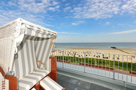 Aparthotel Anna Düne Aparthotel Anna Düne 1-18 Wangerooge - Balkon mit Strandkorb