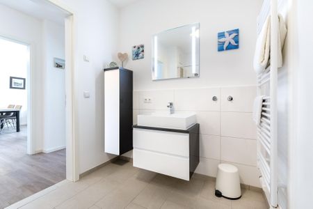 Aparthotel Ostseeallee Aparthotel Ostseeallee 5-40 Boltenhagen - Badezimmer "1" mit Waschtisch