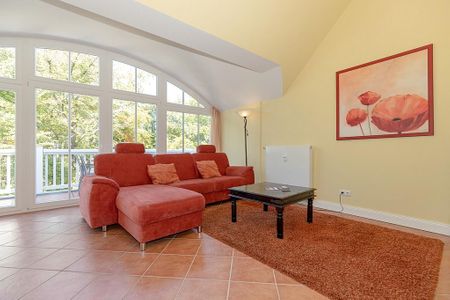 Dünenschloss Dünenschloss 2-24 Kühlungsborn - Wohn-Essbereich mit Couch