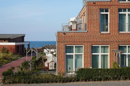 Aparthotel Anna Düne Aparthotel Anna Düne 0-06 Wangerooge - Terrasse mit Strandkorb